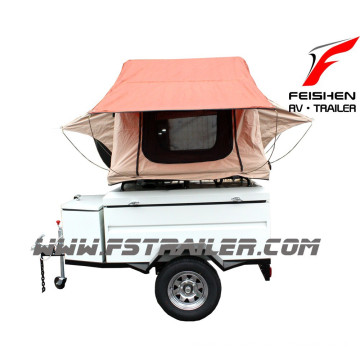 Cargo trailer small camper trailer OF1 Colorful